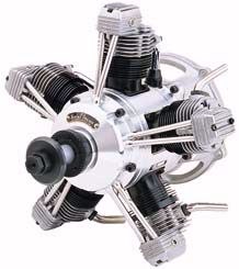 O.S. Engines FF-300 radial engine